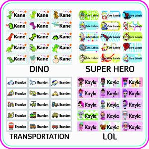 Label Nama Waterproof